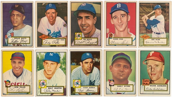 1952 Topps "Low Numbers" Complete Run (#s 1-310)